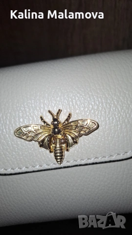 Оригинална кожена чанта Anna Luchini, снимка 5 - Чанти - 53515634