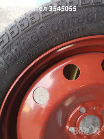 Резервна гума тип патерица за Рено 5х108, снимка 7 - Гуми и джанти - 50029584