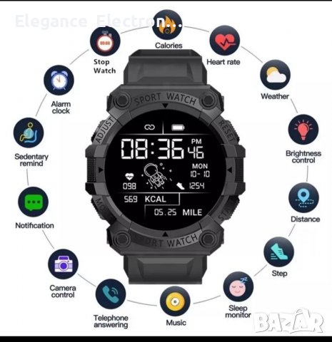 Смарт часовник  watch smart Fd68s. , снимка 7 - Смарт часовници - 39878145