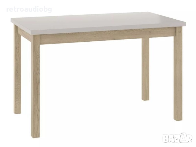 Трапезна маса АДАМ кашмир в 120х68 дъб кремона