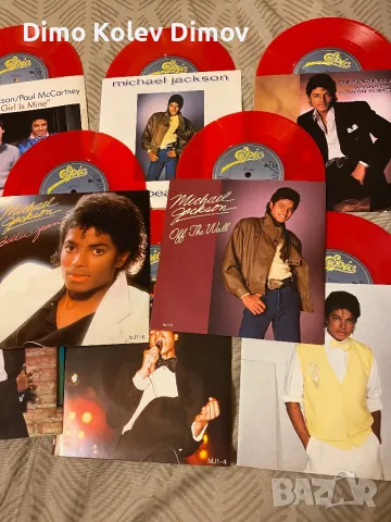 Michael Jackson Red Singles Collection. Mega Rare!, снимка 8 - Грамофонни плочи - 49261766