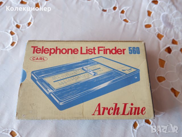 Колекционерски автоматичен телефонен указател,ни използван., снимка 1 - Антикварни и старинни предмети - 32387607