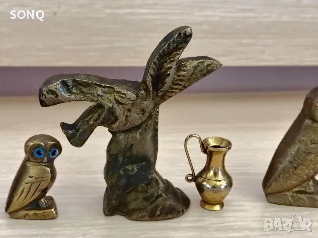 Колекционерски Лот Стари Бронзови Фигурки- Животни, снимка 4 - Колекции - 49746378