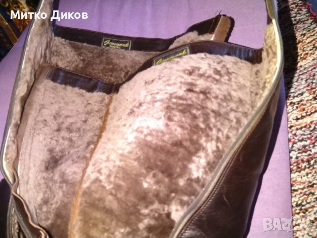 Gewmark Hamburg sole m. Italy естествена кожа маркови ботуши №37 отлични с подплата ток-45мм Н-420мм, снимка 11 - Дамски ботуши - 43525313