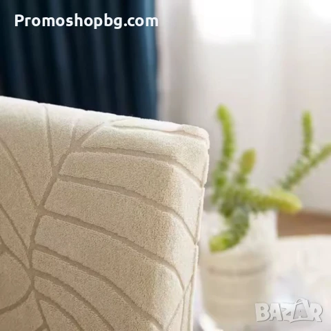 Калъф за стол, еластичен, универсален размер, жакард, снимка 3 - Други - 50565575