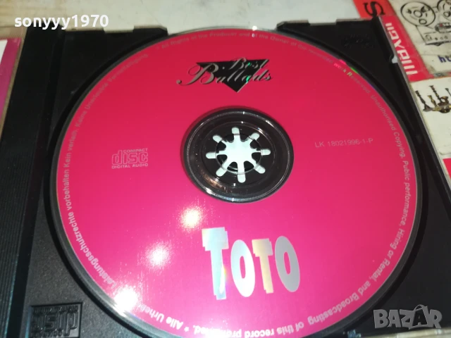 TOTO CD 0708251446, снимка 2 - CD дискове - 51286090