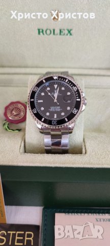 Новогодишна промоция!Мъжки механичен луксозен часовник Rolex Submariner Oyster Perpetual 44mm., снимка 8 - Мъжки - 32832726