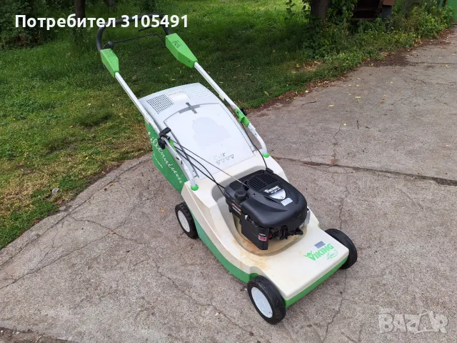 Косачка Viking 5.5к.с двоен нож 51см самоходна мулчираща с кош, снимка 12 - Градинска техника - 50392672