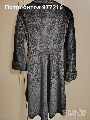 Дамско асиметрично палто на Леопард, снимка 3 - Якета - 53062259