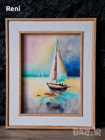 Лято, пастелна картина, оригинал