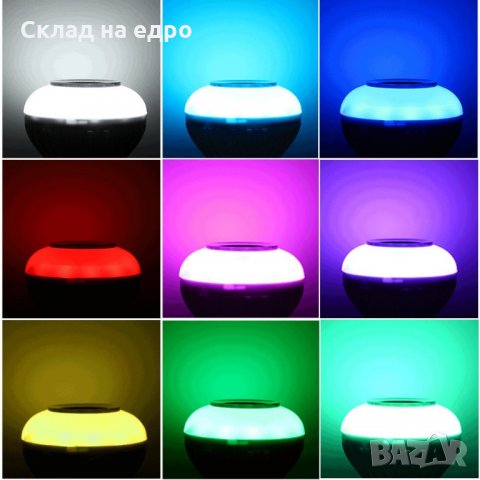 СУПЕР ХИТ Bluetooth колона LED RGB диско лампа крушка музика ефекти, снимка 2 - Bluetooth тонколони - 28340576