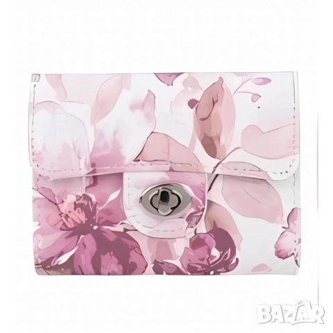 Дамско портмоне с флорален принт, снимка 2 - Портфейли, портмонета - 52106145