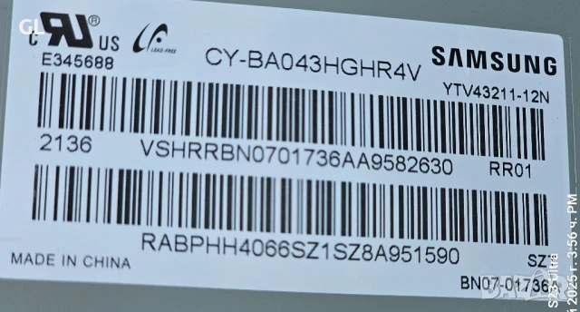 Samsung UE43AU7172U /BN9653O75F, снимка 6 - Части и Платки - 50823714