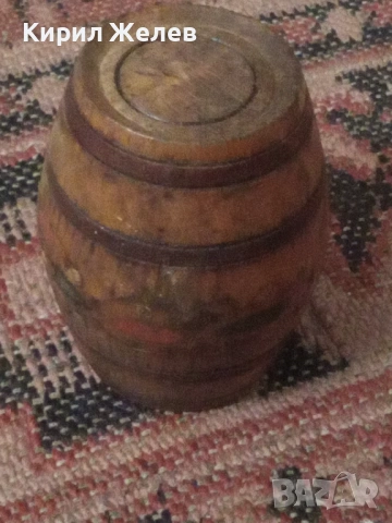 Малка дървено буренце 53658, снимка 3 - Антикварни и старинни предмети - 53420171