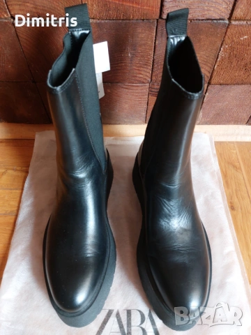 Дамски кожени боти