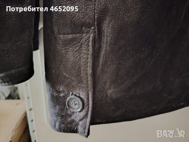 Mъжко кожено яке от естествена кожа Sitelli, снимка 8 - Якета - 53298869