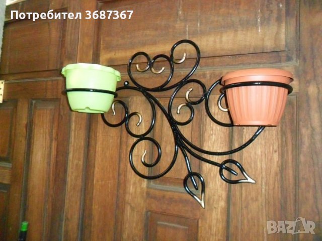 Цветарници и стойки за цветя и саксии от ковано желязо , снимка 8 - Саксии и кашпи - 40218983