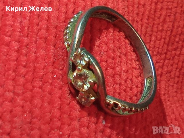 ВЕЛИКОЛЕПЕН СТАР СРЕБЪРЕН СКЪПОЦЕНЕН АРТ НУВО ПРЪСТЕН ВИСОКА ПРОБА СРЕБРО МАЙСТОРКА ИЗРАБОТКА 40546