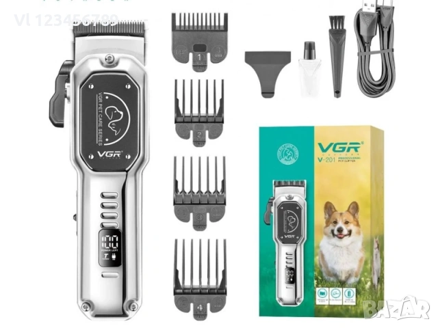 Машинка за подстригване на домашни любимци VGR V-201, снимка 2 - За кучета - 53488131