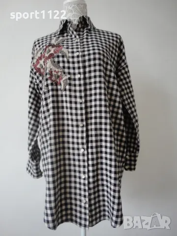 Zara/S/дамска дълга риза, снимка 2 - Ризи - 48961211