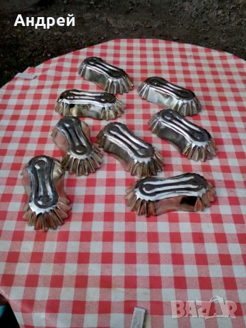 Стари форми за сладки,мъфини, снимка 4 - Други ценни предмети - 29028776