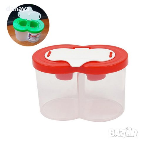 2170 Двойна чашка за рисуване с капаче