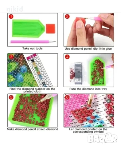 Groot Груут и Стич stitch детски 5D гоблен диамантен картина мозайка за направа по схема с камъчета, снимка 3 - Други - 48593309