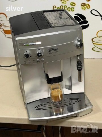 Кафемашина кафе автомат delonghi magnifica с гаранция, снимка 6 - Кафемашини - 52863380