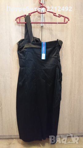 Елегантна къса черна рокля оригами (НОВА), снимка 2 - Рокли - 32322609