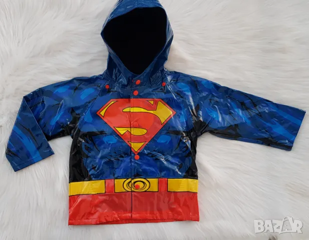 Детско яке за дъжд Супермен - 4 години, снимка 11 - Детски якета и елеци - 49573786