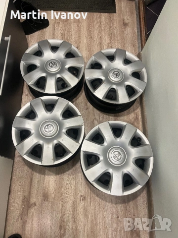 Железни джанти с тасове 15 4/100 тойота