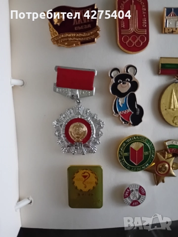 Два класьора със значки и медали от колекция, снимка 10 - Колекции - 51476900