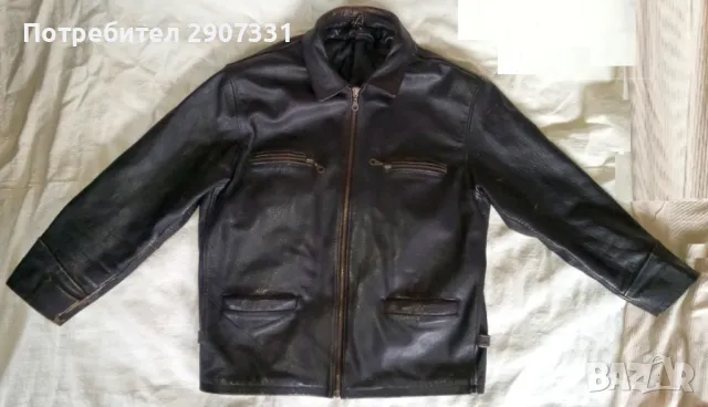 класическо елегантно кожено яке, снимка 1