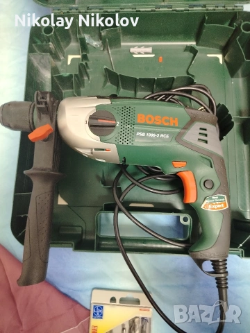 Ударна бормашина BOSCH PSB1000W-RCE, снимка 4 - Бормашини - 53480091