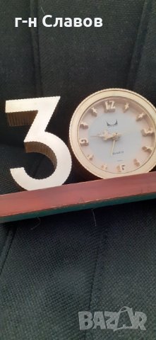 Юбилеен Часовник - плътен месинг ЯПОНСКИ 1970 г., снимка 3 - Стенни часовници - 35014399