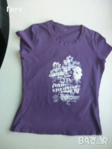 лилава тениска, снимка 1 - Детски тениски и потници - 37025035