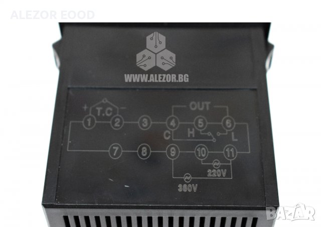 Терморегулатор TEL96-9001 0 - 400 градуса, изход: Реле до 1000W, сензор тип К, 20200256, снимка 5 - Друга електроника - 33321137