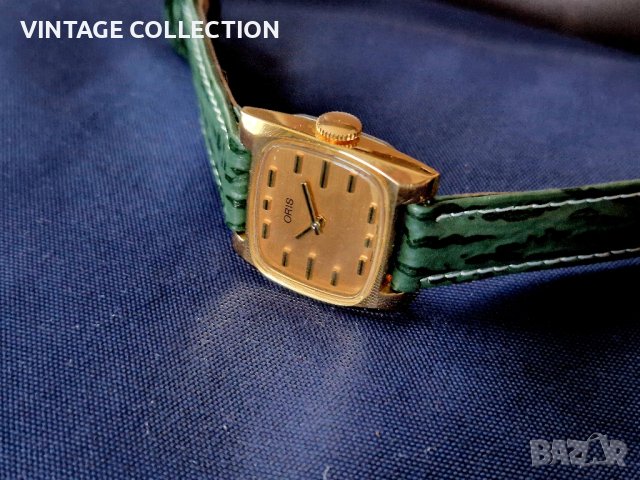 ORIS Швейцарски Механичен Часовник Позлатен Дамски Рядък SWISS MADE