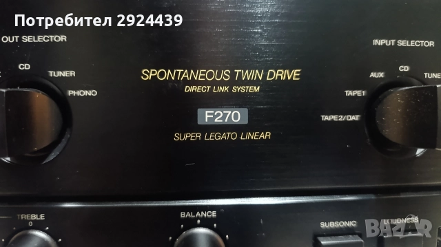 SONY TA -F270 SONY CDP-211, снимка 6 - Ресийвъри, усилватели, смесителни пултове - 52790543