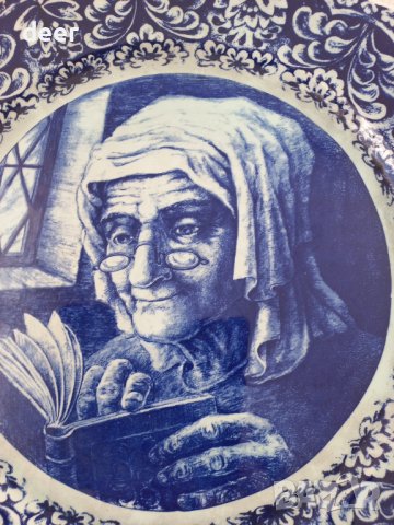 Големи порцеланови чинии за стена-ДЕЛФТ , снимка 5 - Картини - 43361576