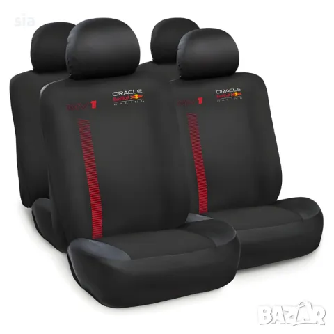 Тапицерия за кола от 10 Части, универсални калъфи, Racing, снимка 5 - Аксесоари и консумативи - 40576138