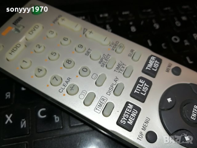 sony recorder remote control-hdd/dvd-внос switzerland, снимка 9 - Дистанционни - 28698029