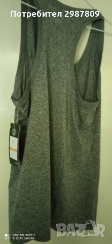 Дамски Спортен комплект 2 части Клин + Потник Сив / Черен размер М, снимка 16 - Спортни екипи - 50799921