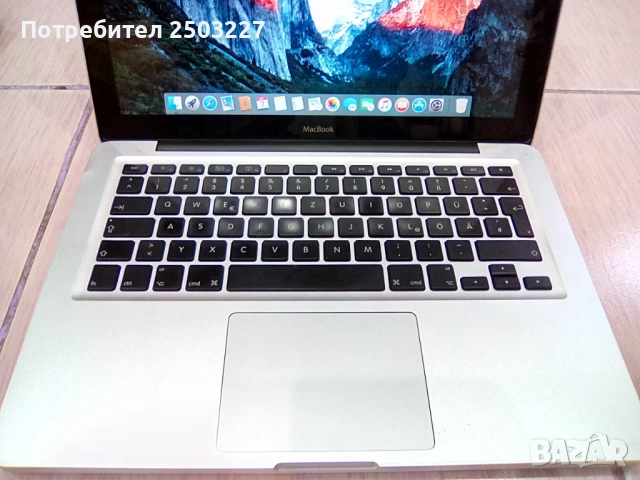 MacBook (13.3-inch) /Intel Core 2 Duo ,2GHz/4gb RAM/500 GB HDD / El Capitan, снимка 3 - Лаптопи за работа - 52683558
