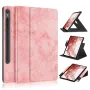 Samsung Galaxy Tab S10 FE Rotary Stand Cover Кожен Калъф и Протектор, снимка 2