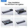 EAGET M.2 NVMe SSD кутия, 10Gbps, M.2 SSD към USB 3.1 Windows7/8/10/11, Mac OS, Linux, 2230/2242/226, снимка 4
