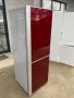 Дизайнерски червен стъклен хладилник Siemens, снимка 4