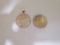 Златен медальон машаала , снимка 7
