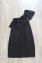 Модерна черна рокля , снимка 1 - Рокли - 44089066