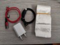 2 usb c, 1А адаптер и 100бр свиваеми пликчета за защита на дистанционното , снимка 1 - USB кабели - 43708825